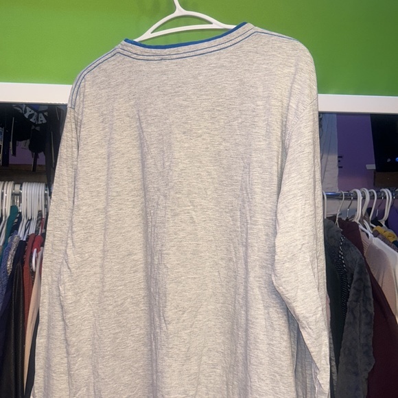 Men’s XXL MotoGear long sleeve tshirt blue and gray - Picture 7 of 7